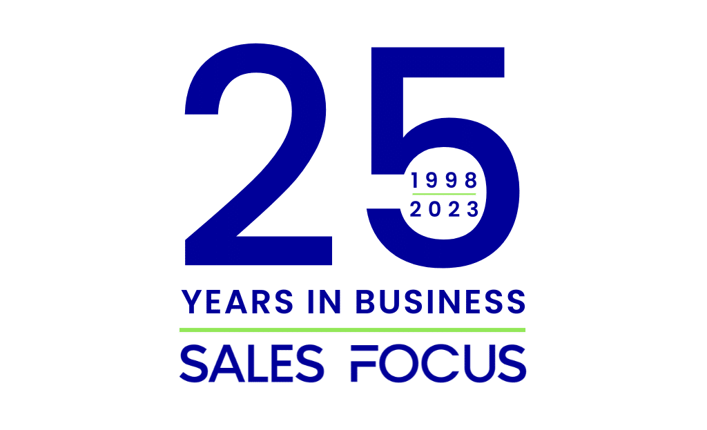 25 years in business Sales Focus