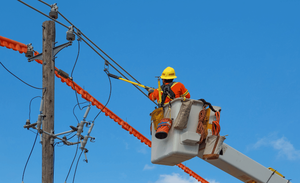 lineman working